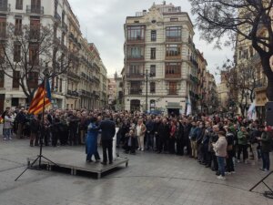 Concentración de Juristes Valencians para reclamar la inclusión del Derecho Civil Valenciano en la reforma constitucional
